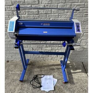 Sky DSB Skylam Office-720 Heated Roller Roll Blue Laminator 220 Volt w/ Stand